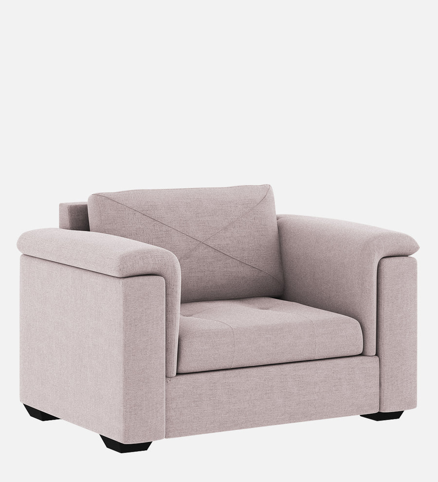 Andres Fabric 1 Seater Sofa In Orchid Beige Colour - Febonic Living