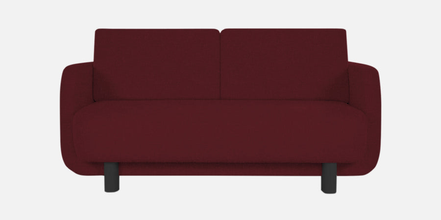Varu Fabric 2 Seater Sofa In Blood Maroon Colour - Febonic Living