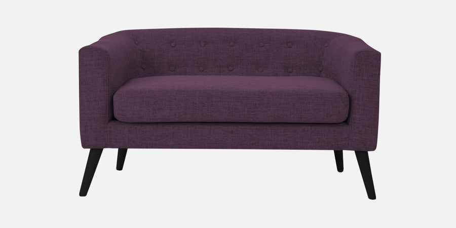 Casper Fabric 2 Seater Sofa In Greek Purple Colour - Febonic Living