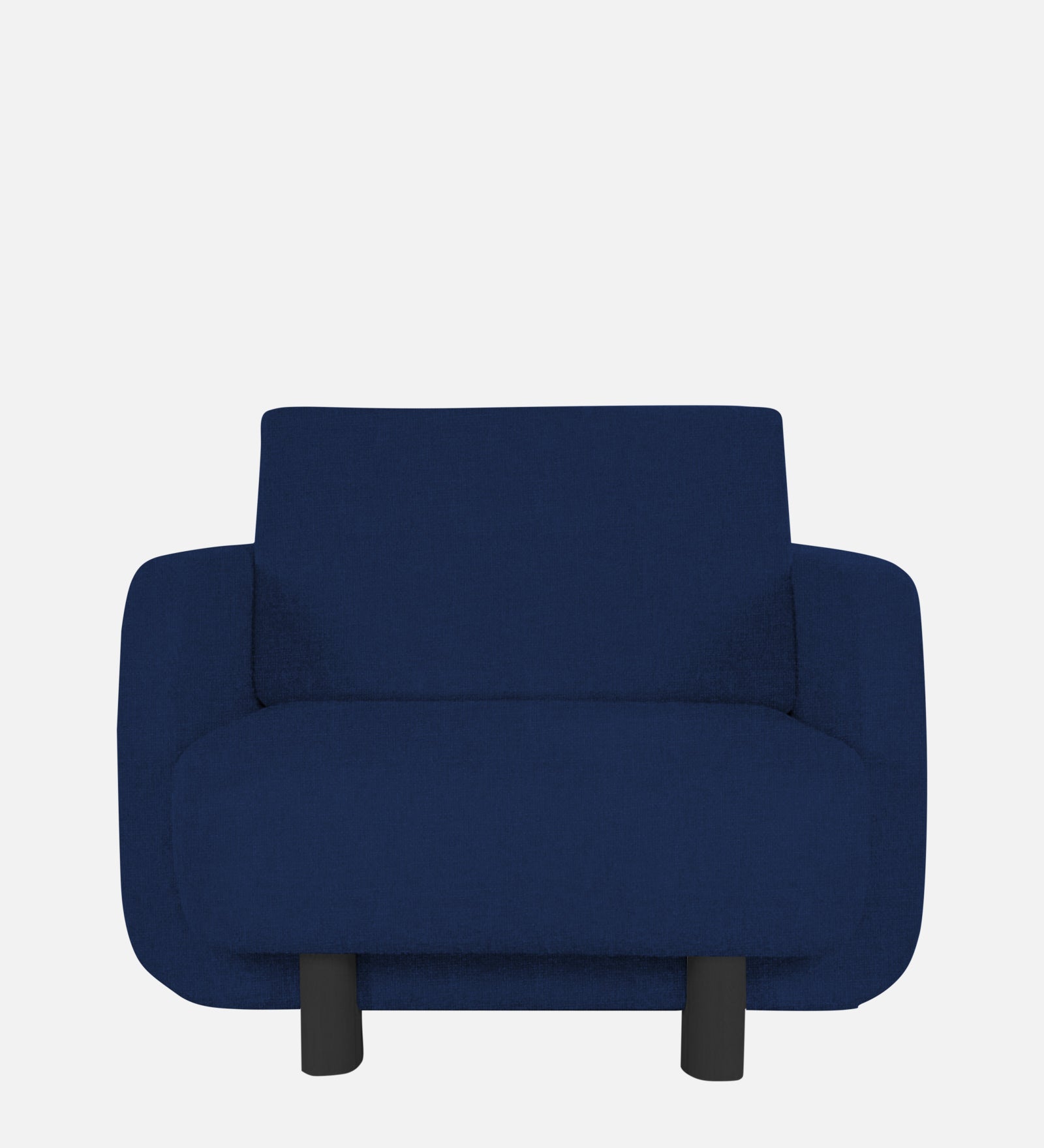 Varu Fabric 1 Seater Sofa In  Royal Blue Colour - Febonic Living