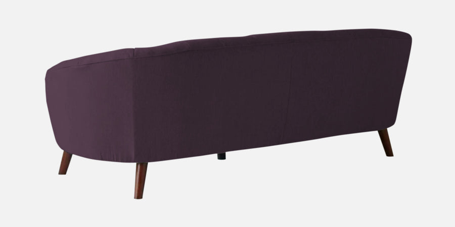 Benjamin Fabric 3 Seater Sofa In Greek Purple Colour - Febonic Living