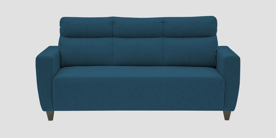Burban Fabric 3 Seater Sofa In Eclipse Blue Colour - Febonic Living