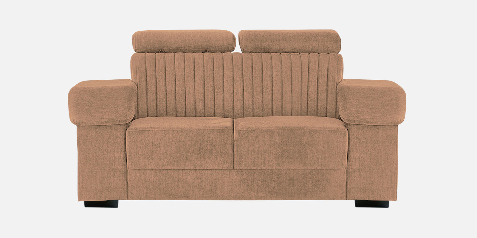 Draco Fabric 2 Seater Sofa In Cosmic Beige Colour - Febonic Living