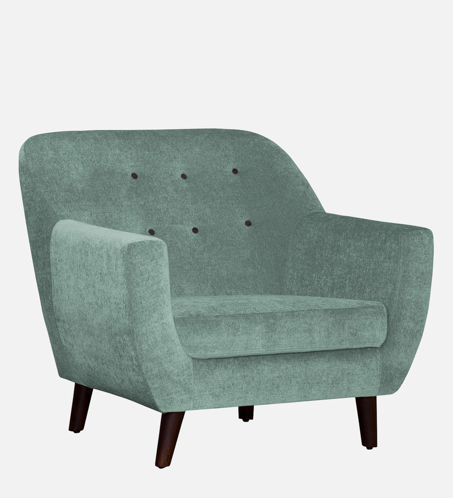 German Fabric 1 Seater Sofa In Suka Blue Colour - Febonic Living
