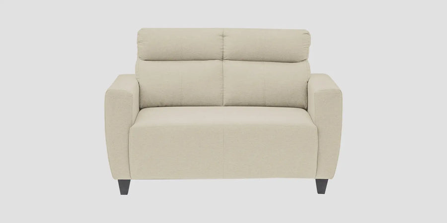 Burban Fabric 2 Seater Sofa In Maple Cream Colour - Febonic Living