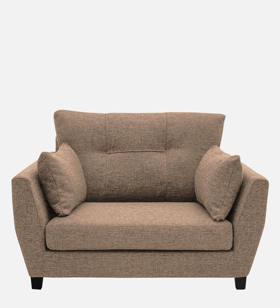 Mario Fabric 1 Seater Sofa In Cookie Beige Colour - Febonic Living