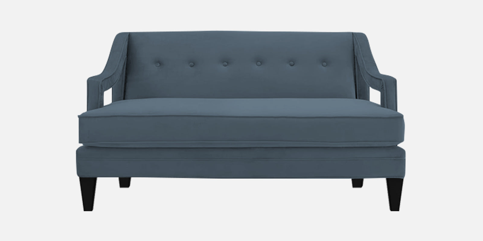 Daffy Velvet 2 Seater Sofa In Oxford Blue Colour