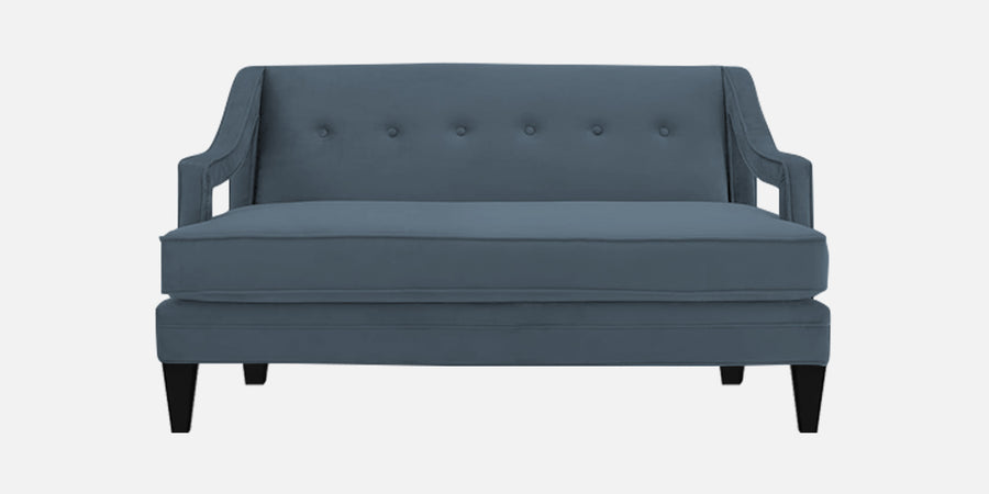 Daffy Velvet 2 Seater Sofa In Oxford Blue Colour - Febonic Living