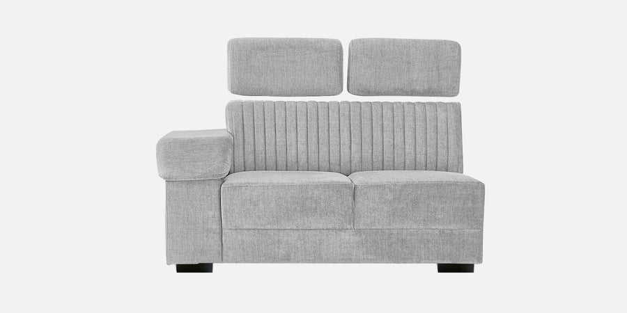 Draco Fabric 6 Seater Corner Sofa In Lit Grey Colour - Febonic Living