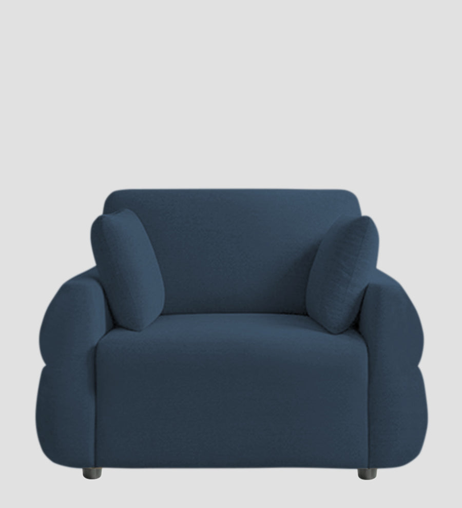 Jack Fabric 1 Seater Sofa In Light Blue Colour - Febonic Living