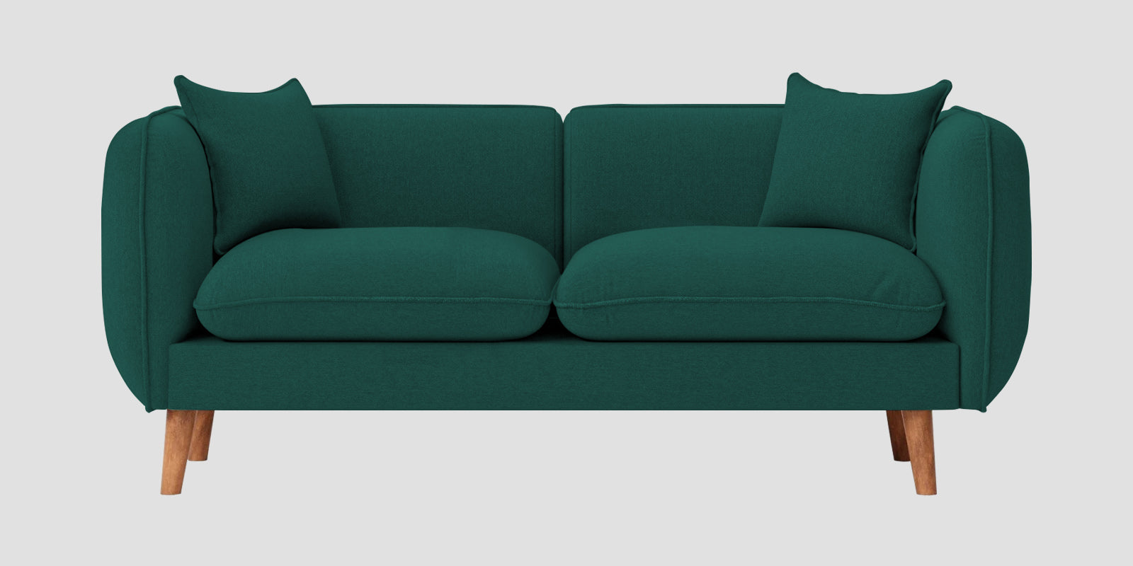 Reva Fabric 2 Seater Sofa In Sage Green Colour - Febonic Living