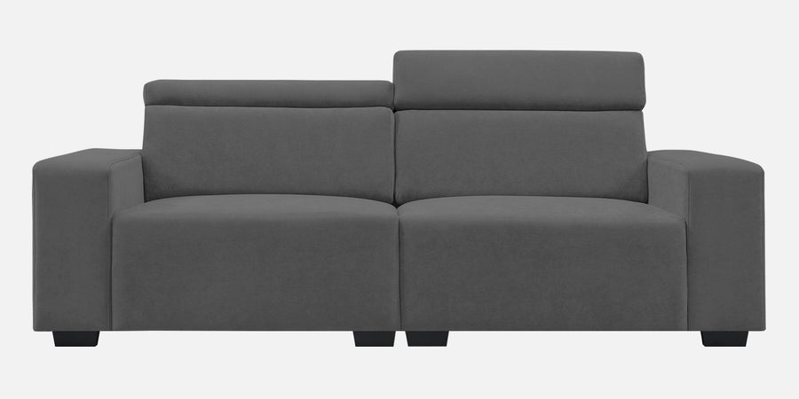 Hiro Fabric 2 Seater Sofa In Dusky Grey Colour - Febonic Living