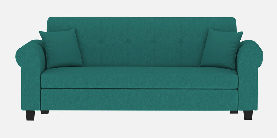 Derado Fabric 3 Seater Sofa In Sea Green Colour - Febonic Living