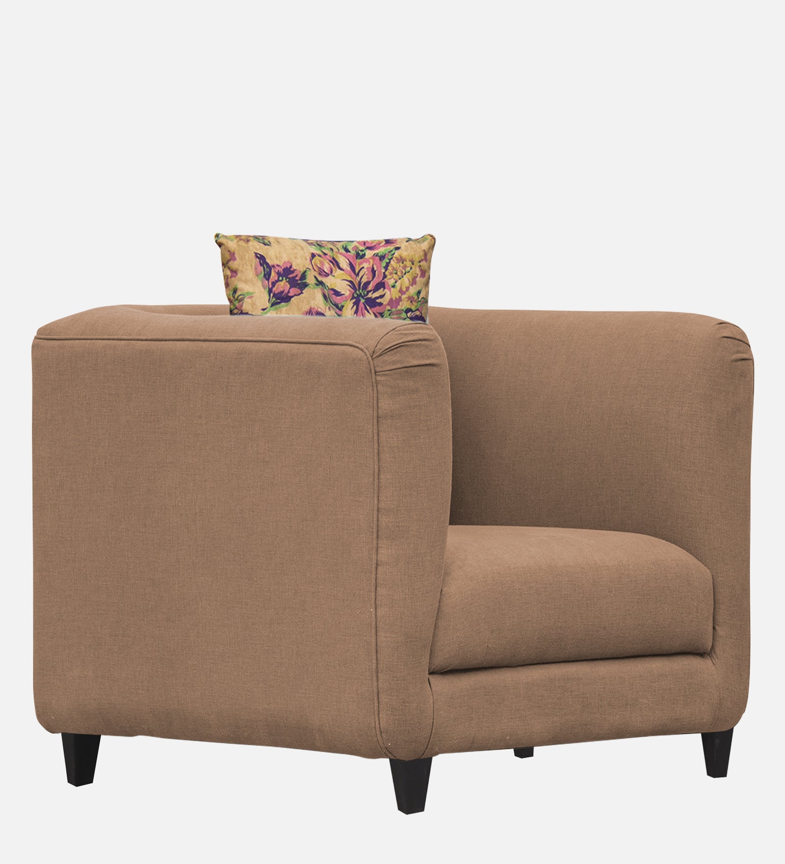 Niki Fabric 1 Seater Sofa in cosmic-beige Colour