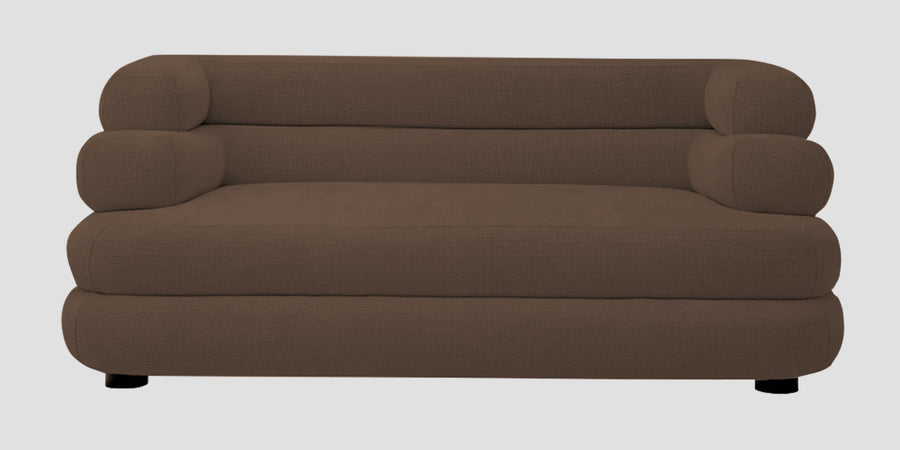 Wener Fabric 2 Seater Sofa In Rosy Brown Colour - Febonic Living