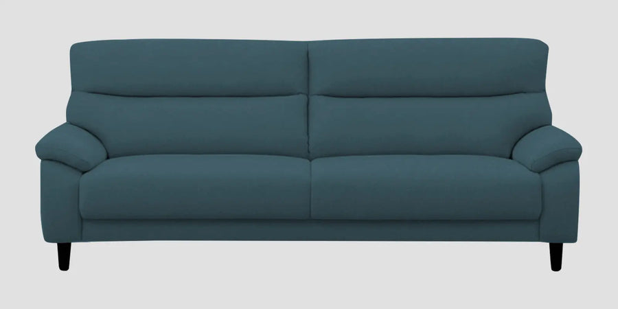 Zibby Fabric 3 Seater Sofa In Sea Blue Colour - Febonic Living