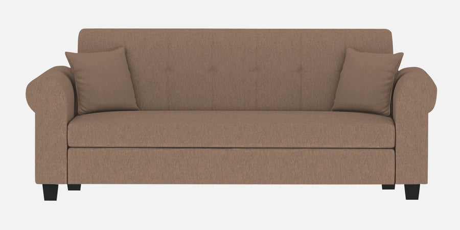 Derado Fabric 3 Seater Sofa In Cookie Beige Colour - Febonic Living