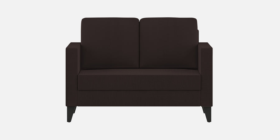 Nori Fabric 2 Seater Sofa In Dark Brown Colour - Febonic Living