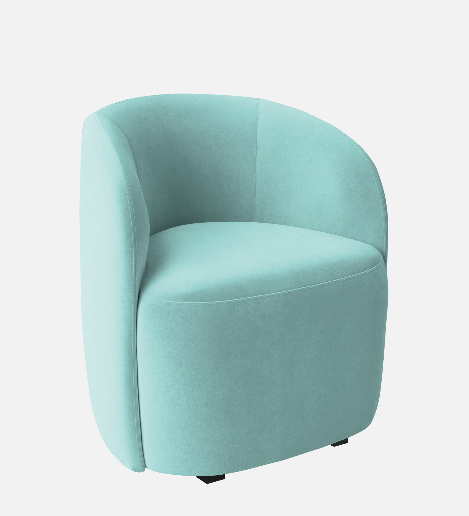 Hazel Velvet Wing Chair in Barmunda Aqua Colour