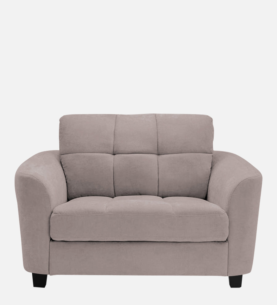Mulan Fabric 1 Seater Sofa In Almond Beige Colour - Febonic Living