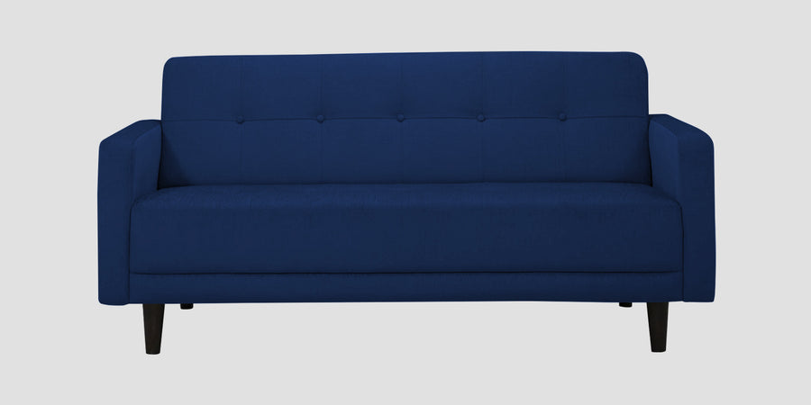 Noha Fabric 2 Seater Sofa In Royal Blue Colour - Febonic Living