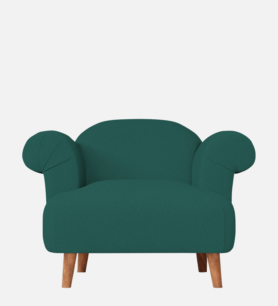 Barber Fabric 1 Seater Sofa In Sage Green Colour - Febonic Living