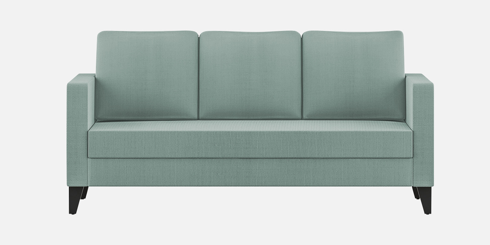 Nori Fabric 3 Seater Sofa In Suka Blue Colour