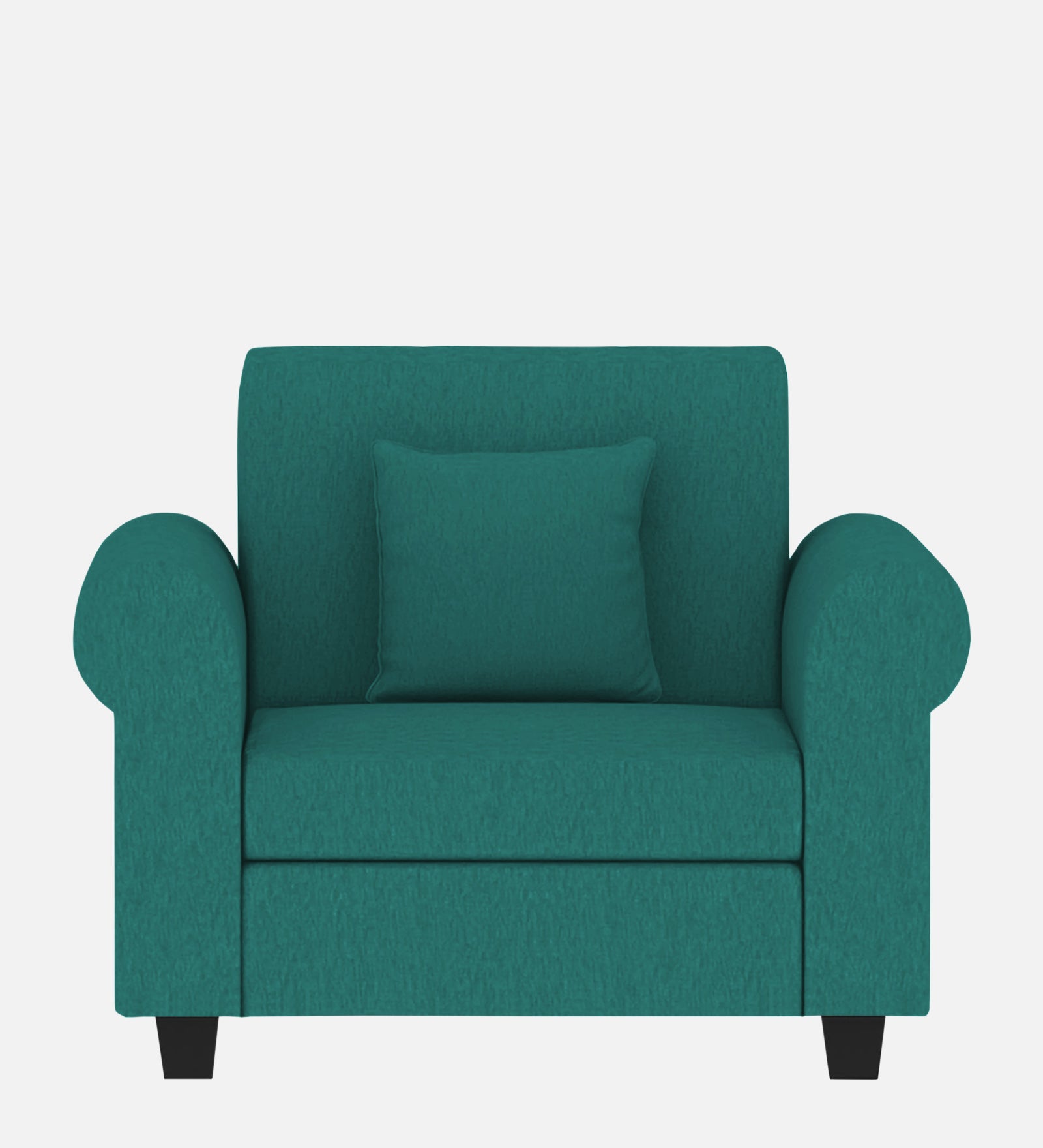 Derado Fabric 1 Seater Sofa in Sea Green Colour