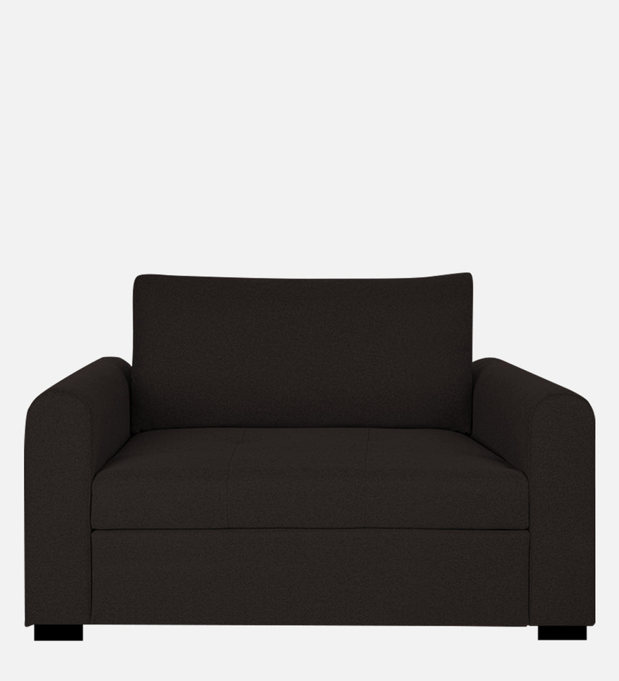 Sigma Fabric 1 Seater Sofa In Cara Brown Colour - Febonic Living