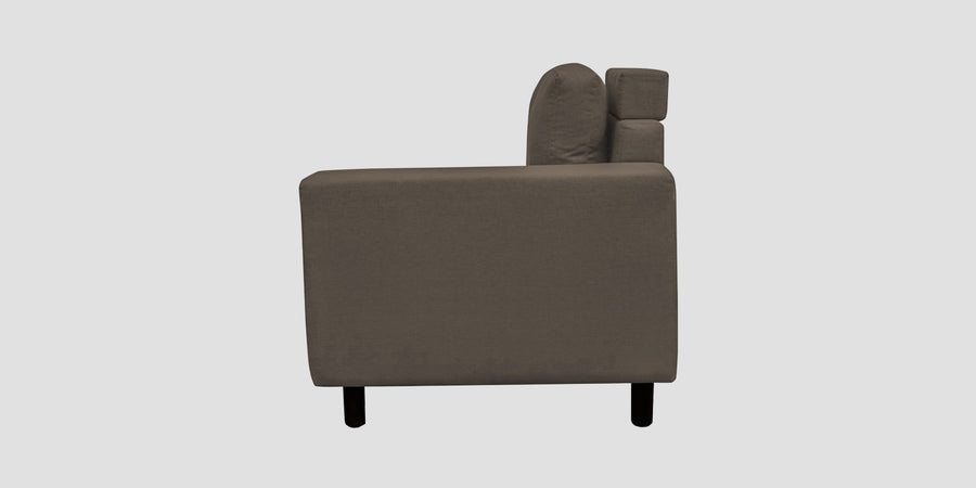 Betty Fabric 6 Seater Lhs Corner Sofa In Hazel Beige Colour - Febonic Living
