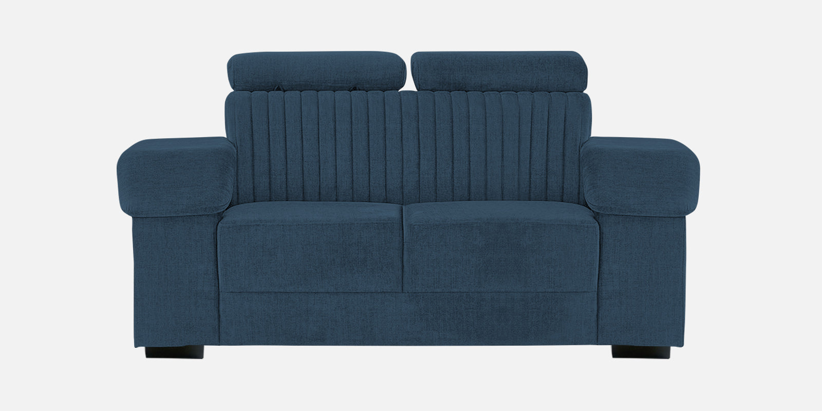 Draco Fabric 2 Seater Sofa In Light Blue Colour - Febonic Living