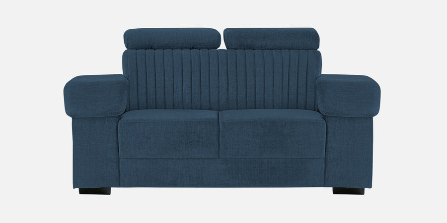 Draco Fabric 2 Seater Sofa In Light Blue Colour - Febonic Living