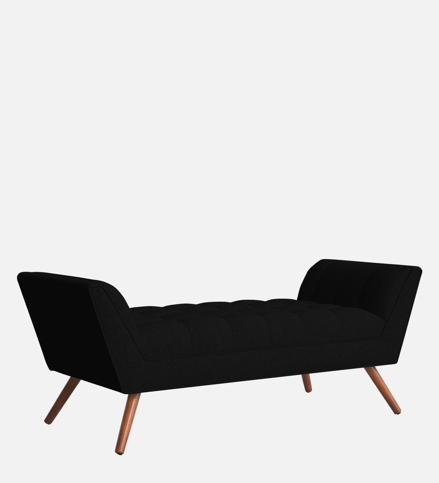 Cartes Velvet Bench In Adam Black Colour - Febonic Living