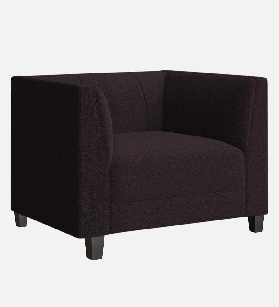 Chastin Fabric 1 Seater Sofa In Cara Brown Colour - Febonic Living