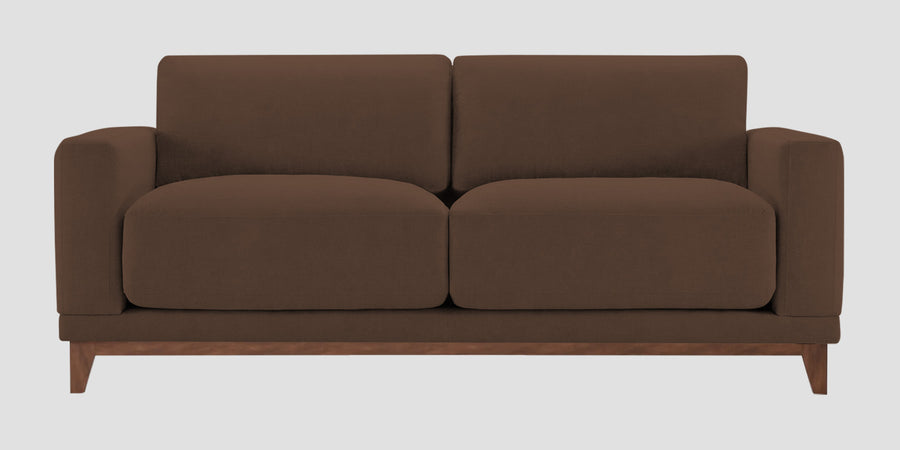 Esha Fabric 2 Seater Sofa In Ash Brown Colour - Febonic Living