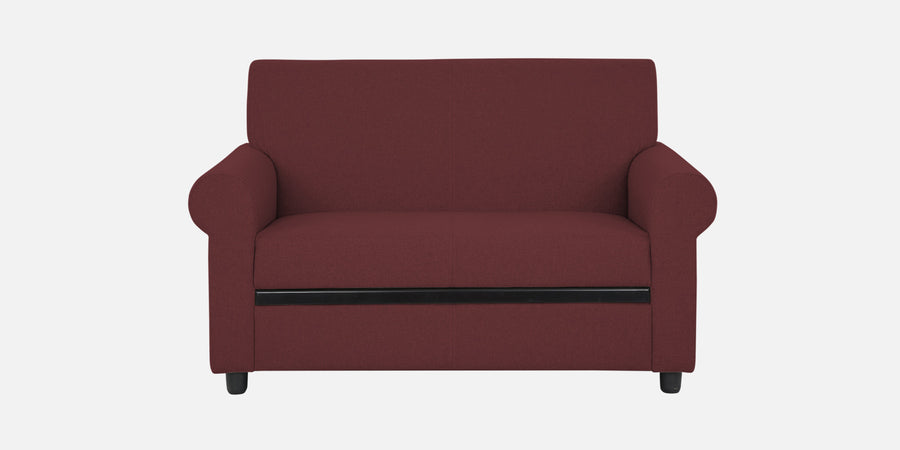 Ribby Fabric 2 Seater Sofa In Blaze Red Colour - Febonic Living