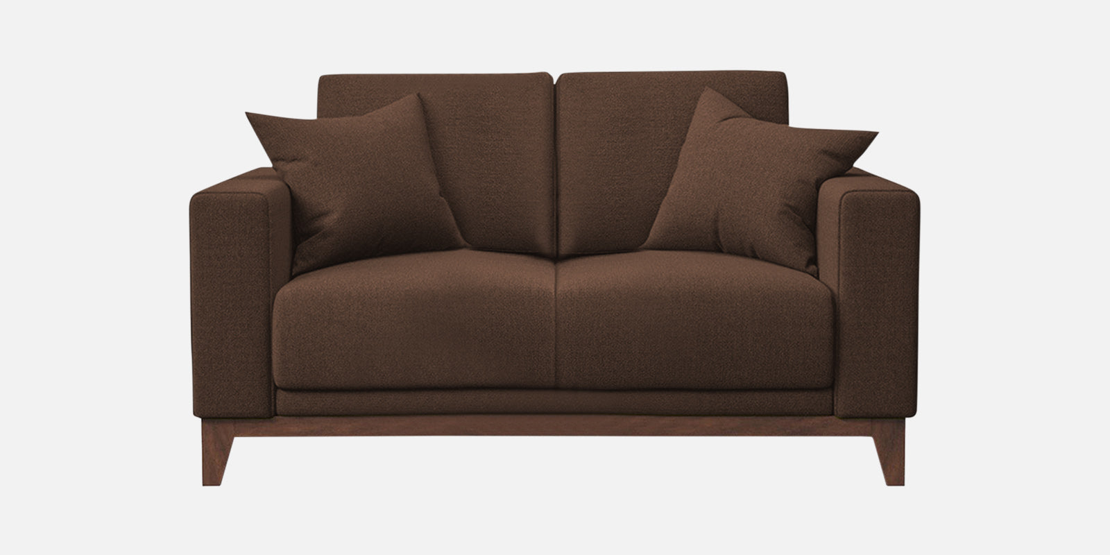 Luca Fabric 2 Seater Sofa in Coffee Brown Colour