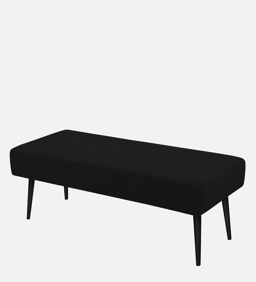 Orbit Fabric Bench In Zed Black Colour - Febonic Living