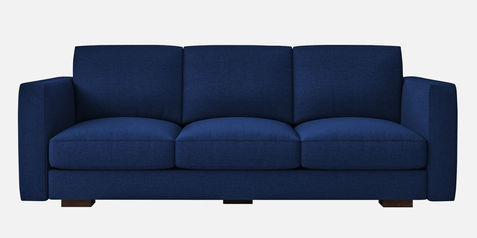 Messy Fabric 3 Seater Sofa in Royal Blue Colour