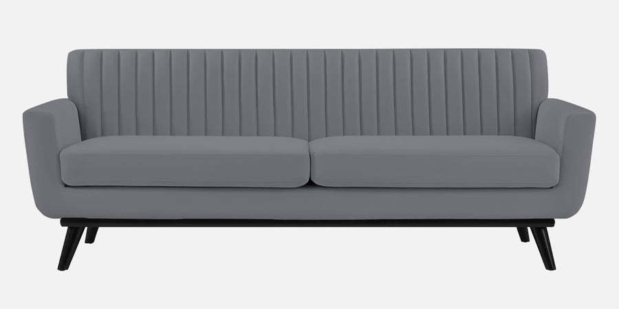 Tucker Velvet 3 Seater Sofa In Pubble Grey Colour - Febonic Living