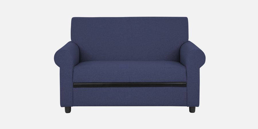 Ribby Fabric 2 Seater Sofa In Slate Blue Colour - Febonic Living