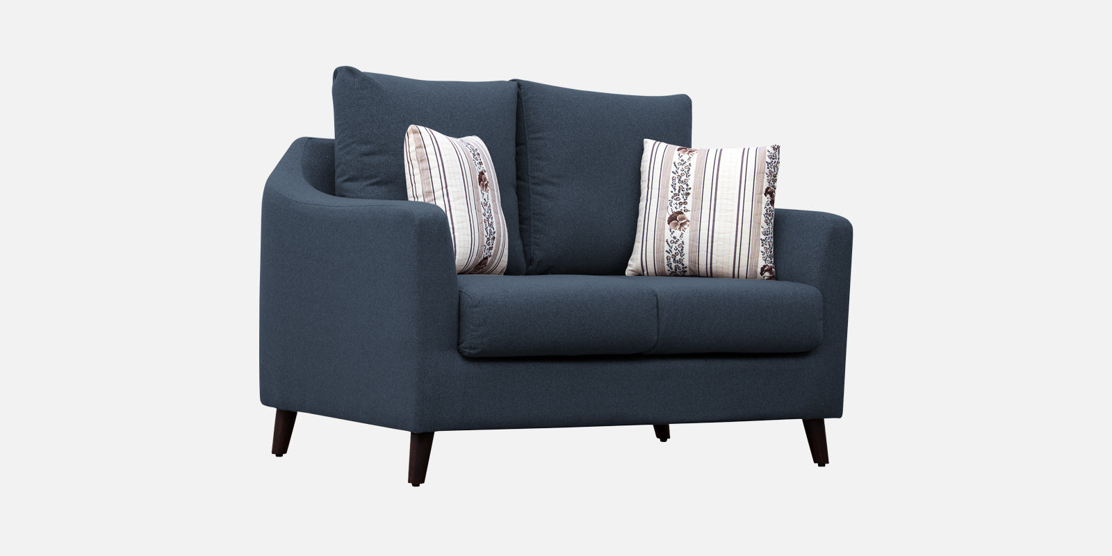 Kevin Fabric 2 Seater Sofa in Light Blue Colour