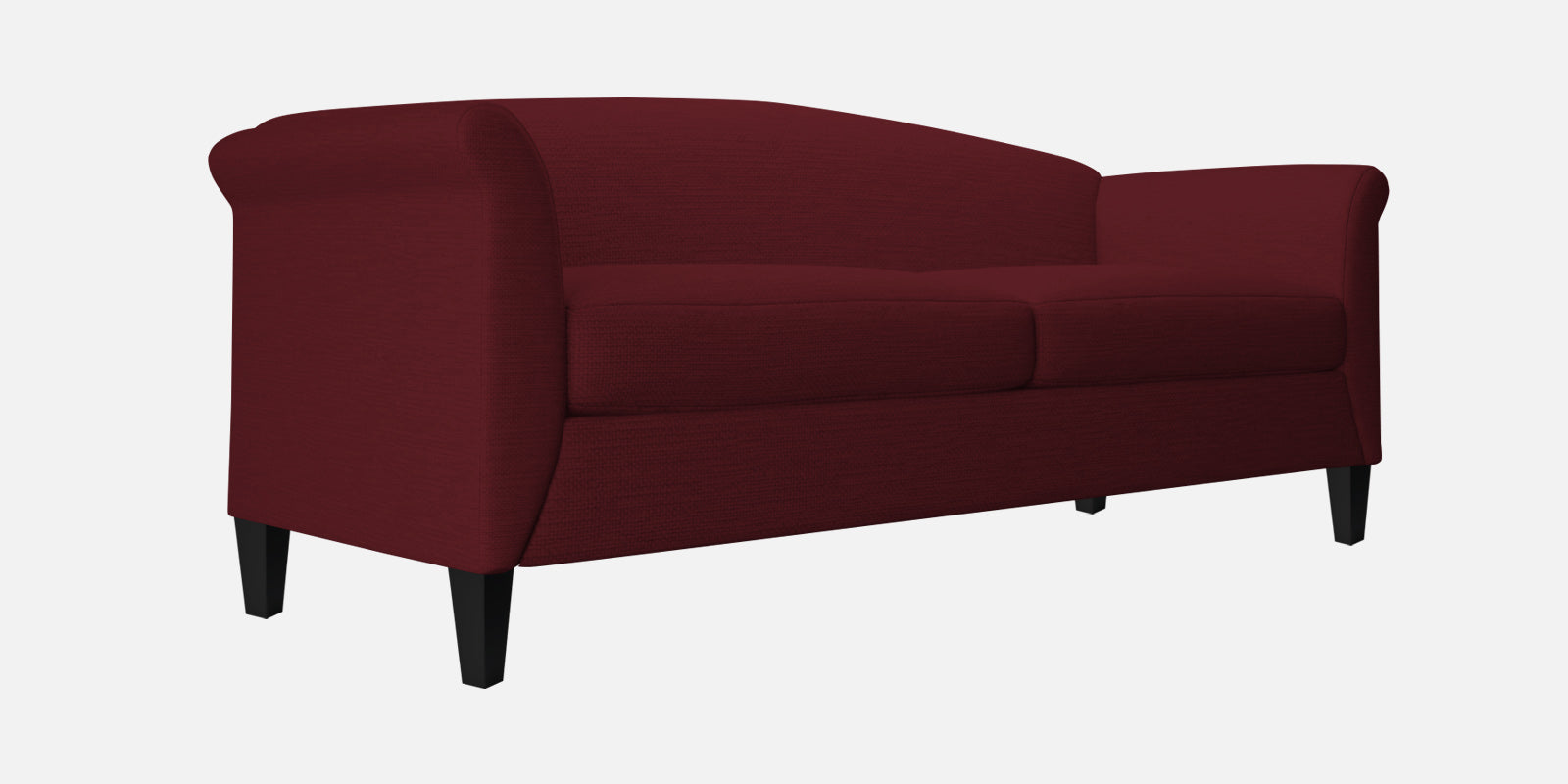 Kimber Fabric 3 Seater Sofa in Blood Maroon Colour