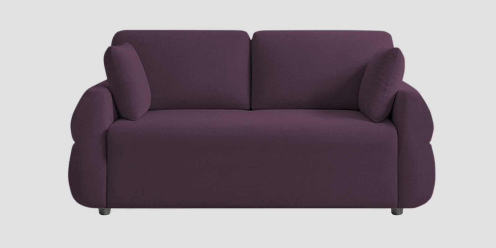 Jack Fabric 2 Seater Sofa In Greek Purple Colour