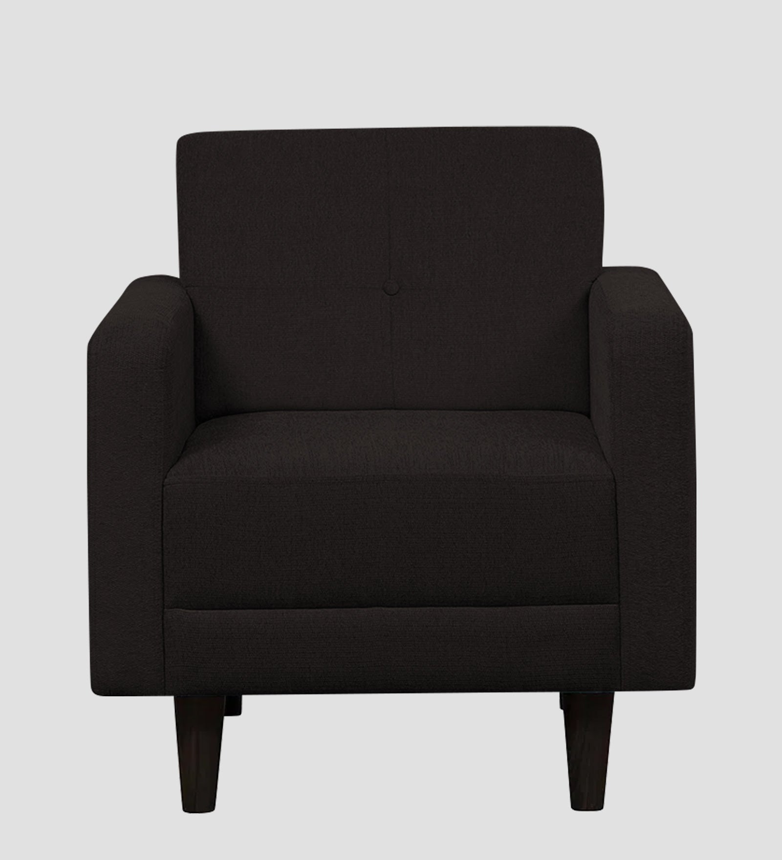 Noha Fabric 1 Seater Sofa In  Cara Brown Colour - Febonic Living