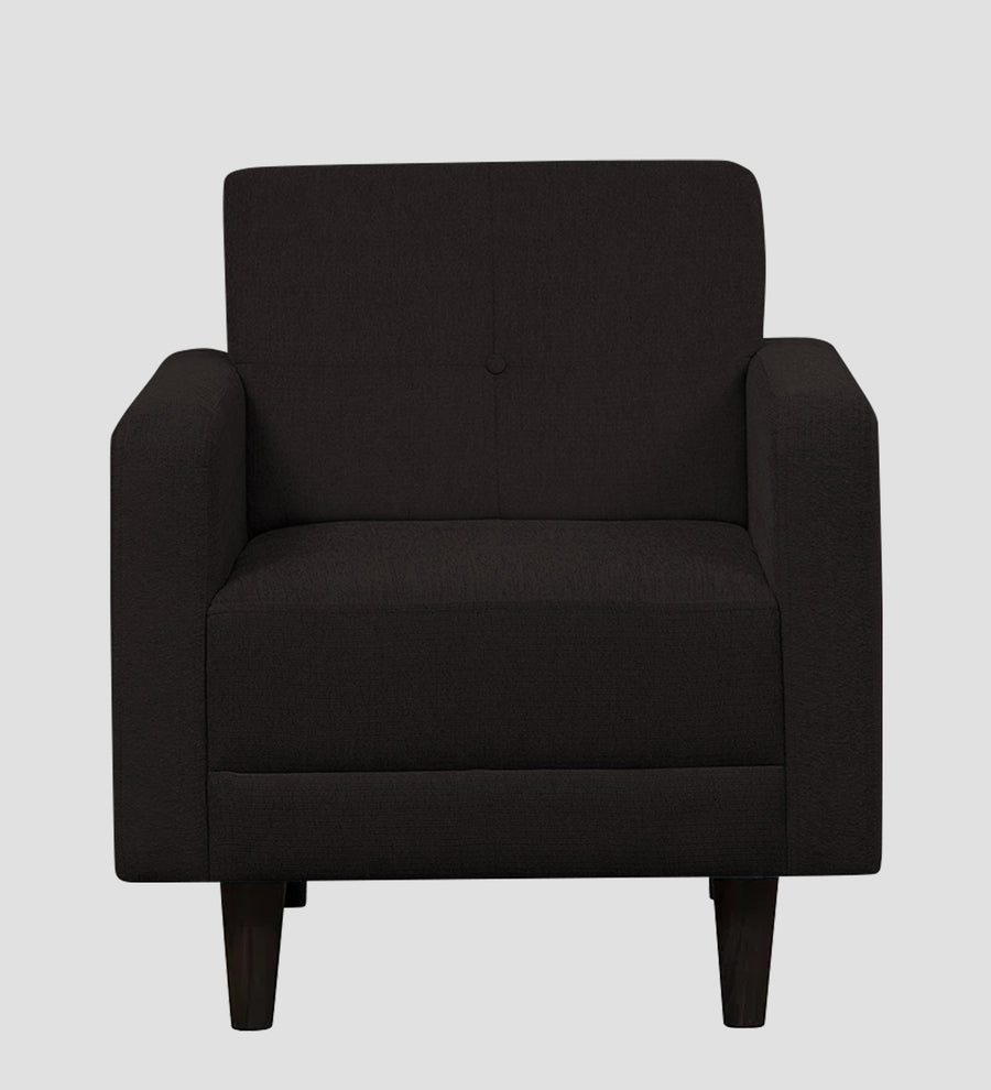 Noha Fabric 1 Seater Sofa In Cara Brown Colour - Febonic Living