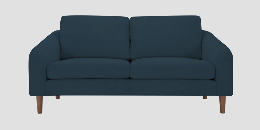 Elara Fabric 2 Seater Sofa In Cool Blue Colour - Febonic Living