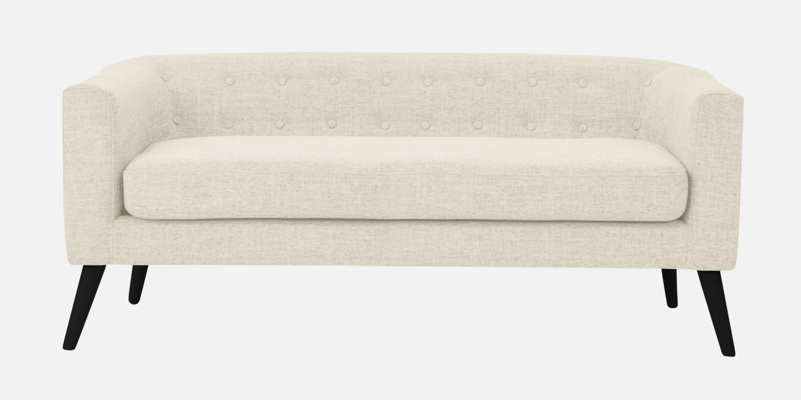 Casper Fabric 3 Seater Sofa in Ivory Cream Colour