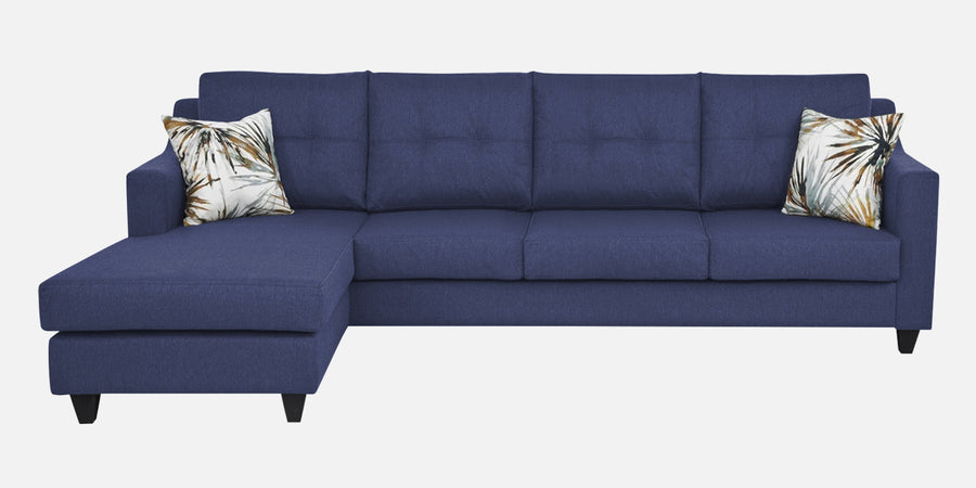 Welly Fabric Rhs Sectional Sofa 3 Lounger In Slate Blue Colour - Febonic Living