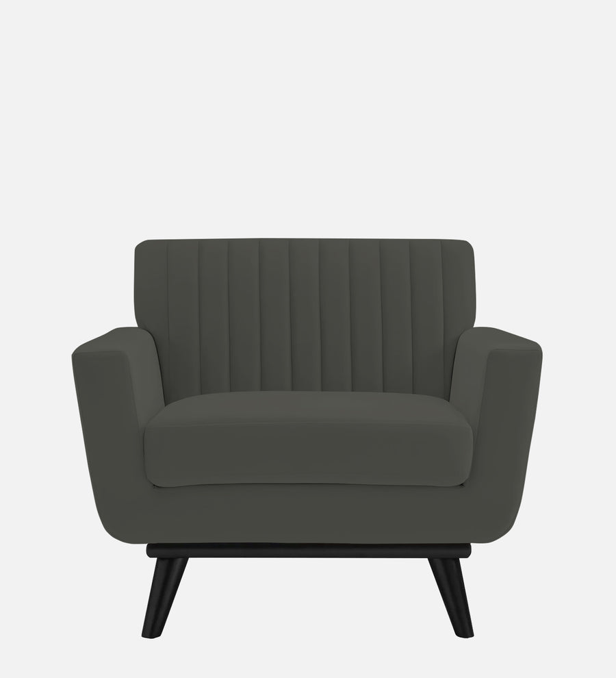 Tucker Velvet 1 Seater Sofa In Hory Grey Colour - Febonic Living